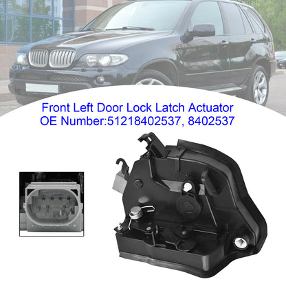 2003/10-2006/09 BMW X5 E53 3.0d 2993 ccm 155 KW 211 PS 51218402537 Front Left Door Lock Latch Catch Actuator