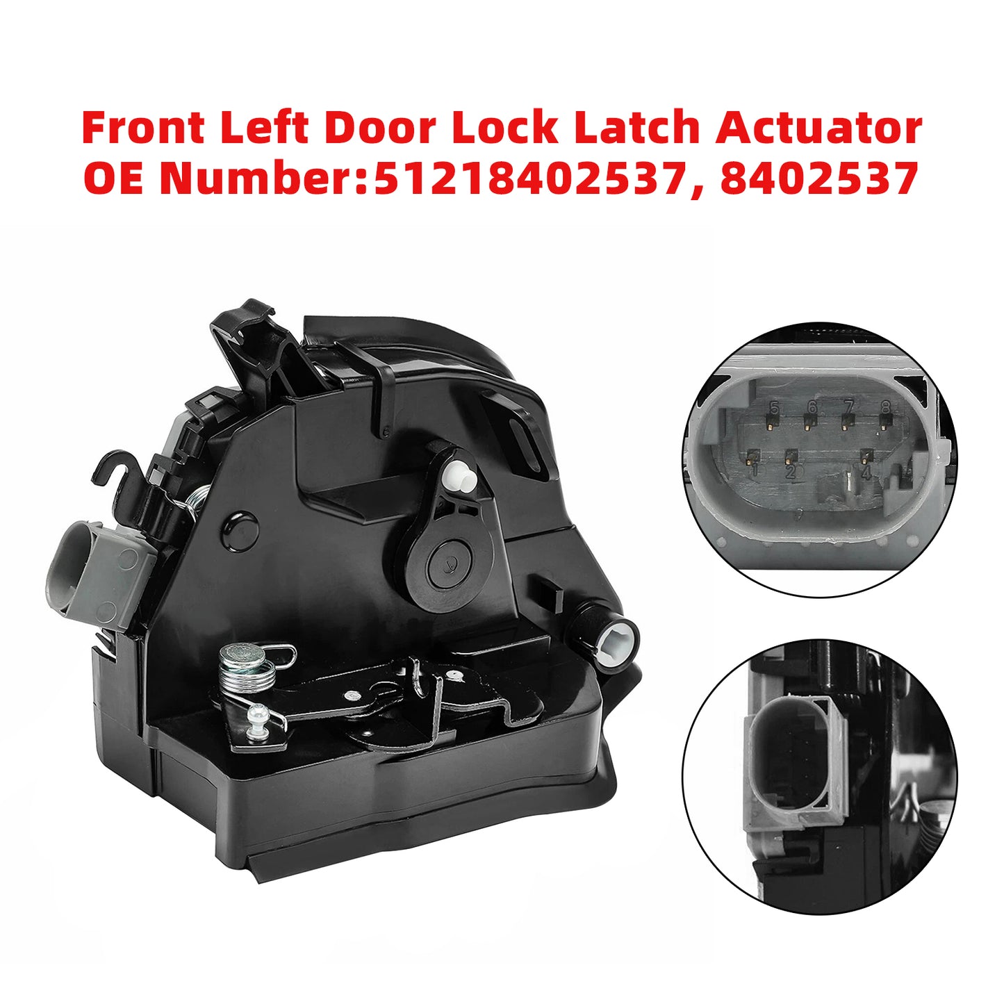 2003/10-2006/09 BMW X5 E53 3.0d 2993 ccm 155 KW 211 PS 51218402537 Front Left Door Lock Latch Catch Actuator