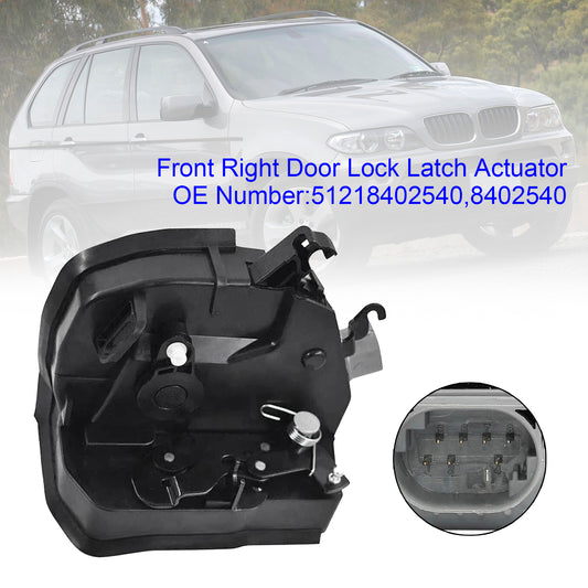2000-2006 BMW X5 E53 51218402540 Front Right Door Lock Latch Catch Actuator