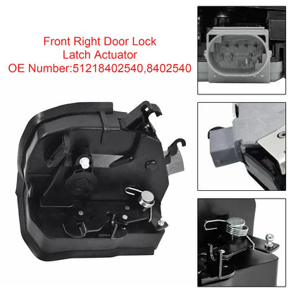 2000/01-2003/09 BMW X5 E53 4.4i 4398 ccm 210 KW 286 PS 51218402540 8402540 Front Right Door Lock Latch Catch Actuator
