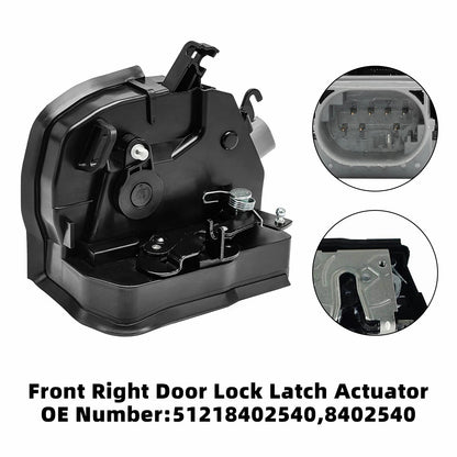 2000/01-2003/09 BMW X5 E53 4.4i 4398 ccm 210 KW 286 PS 51218402540 8402540 Front Right Door Lock Latch Catch Actuator