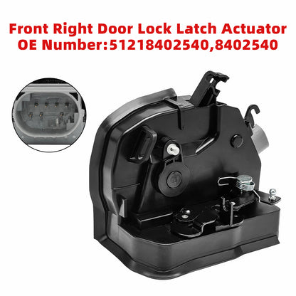 2000/01-2003/09 BMW X5 E53 4.4i 4398 ccm 210 KW 286 PS 51218402540 8402540 Front Right Door Lock Latch Catch Actuator