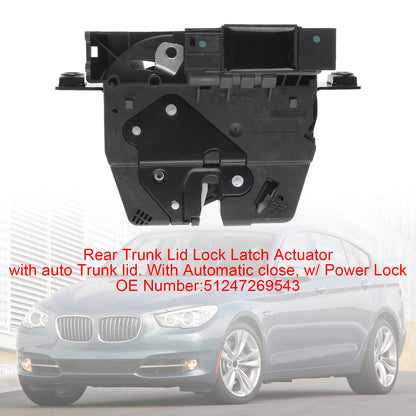 2011-2015 BMW 528i F10 51247269543 Rear Trunk Lid Lock Latch Actuator