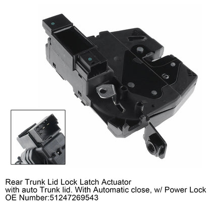 2011-2015 BMW 528i F10 51247269543 Rear Trunk Lid Lock Latch Actuator