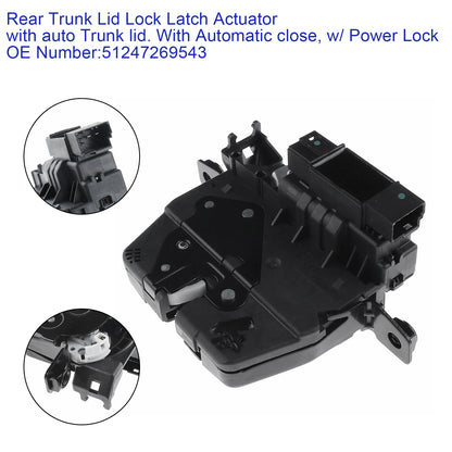 2011-2015 BMW 528i F10 51247269543 Rear Trunk Lid Lock Latch Actuator