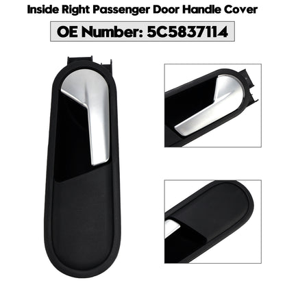 Inside Right Passenger Door Handle Cover 2012-2014 VW Beetle 5C5837114