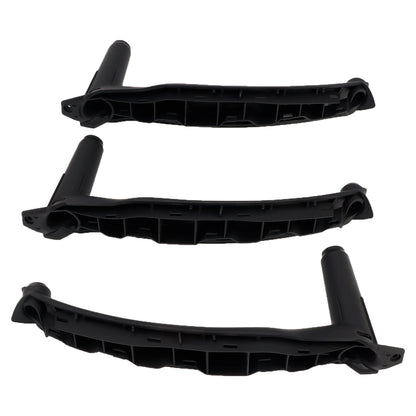 3pcs Black Inner Door Panel Handle Pull Trim Cover For BMW E70 X5 E71 X6 07-14