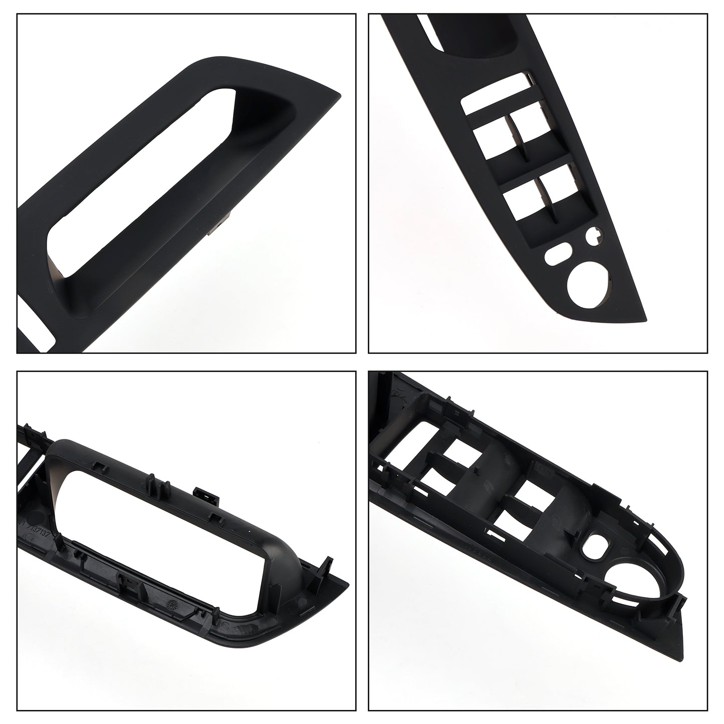 2007-2013 E70 X5 SAV 51416975777 4pcs Black Inner Door Panel Handle Pull Trim Cover