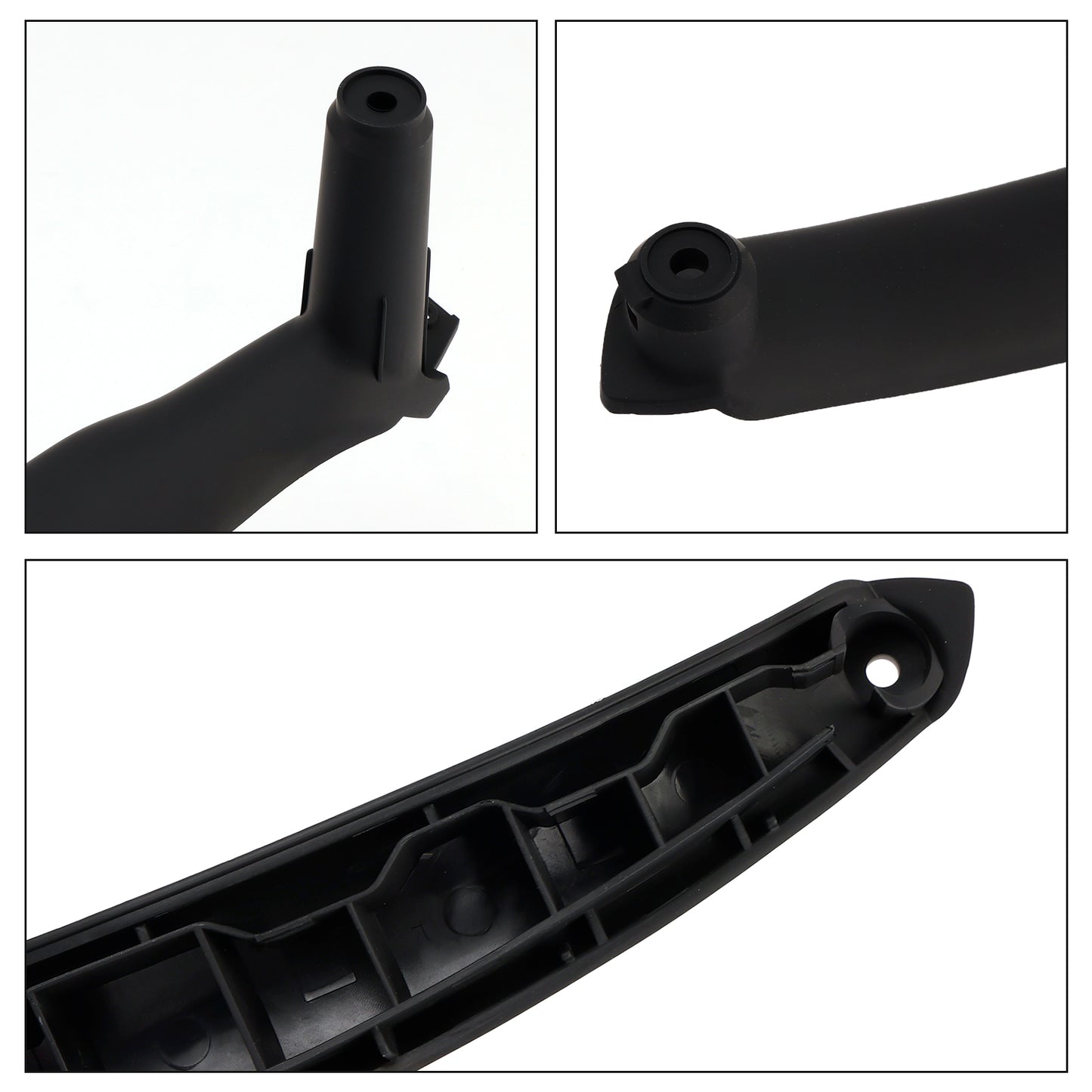 3pcs RHD Inner Door Panel Handle Pull Trim Cover For BMW E70 X5 E71 X6 07-14