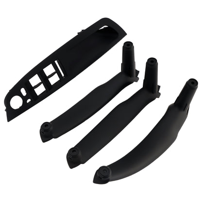 2007-2013 E70 X5 SAV 51416975777 4pcs Black Inner Door Panel Handle Pull Trim Cover