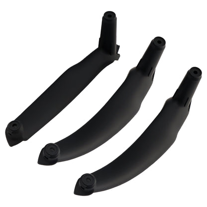 3pcs RHD Inner Door Panel Handle Pull Trim Cover For BMW E70 X5 E71 X6 07-14
