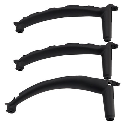 3pcs RHD Inner Door Panel Handle Pull Trim Cover For BMW E70 X5 E71 X6 07-14