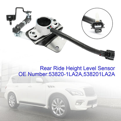 2014-2024 INFINITI QX80 V8 5.6L Rear Side with Rear Air Suspension 53820-1LA2A Ride Height Level Sensor Rear