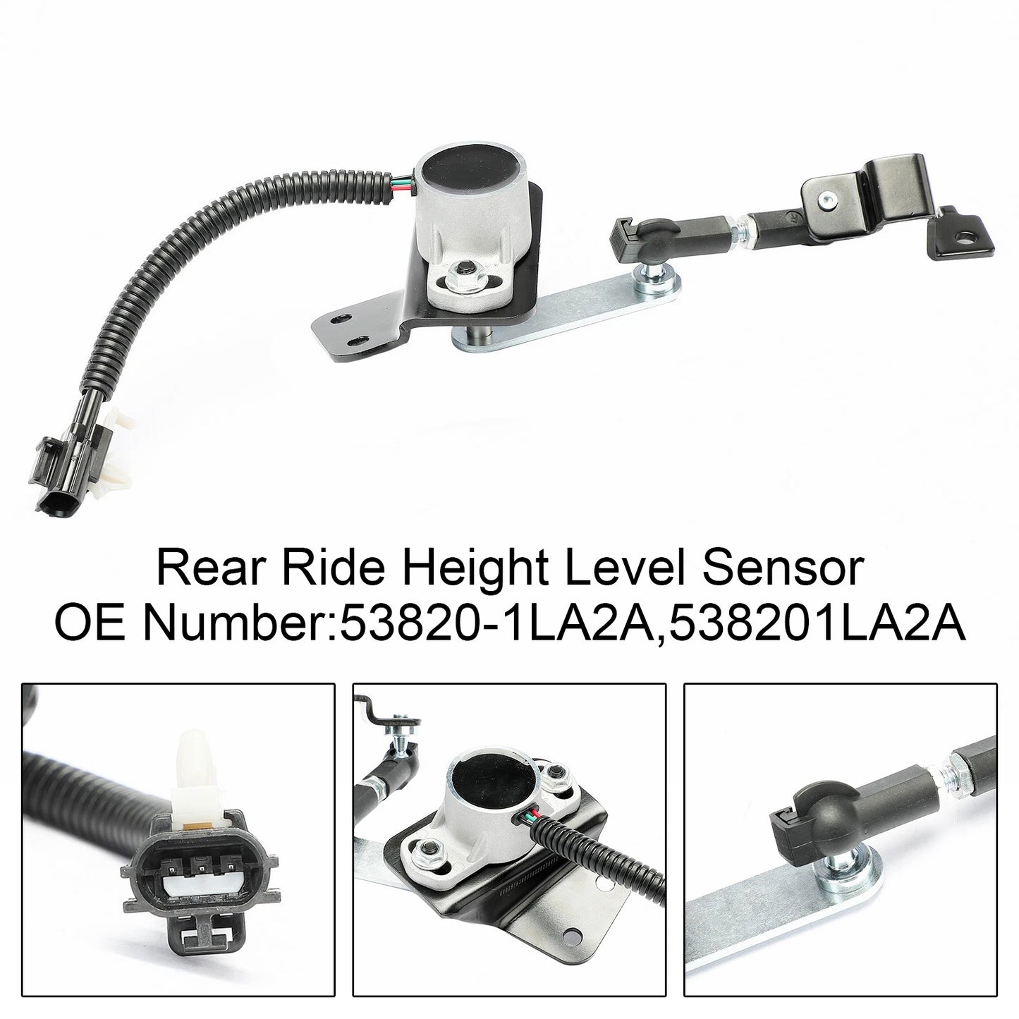 2017-2023 Nissan Armada V8 5.6L Rear Side with Rear Air Suspension 53820-1LA2A Ride Height Level Sensor Rear