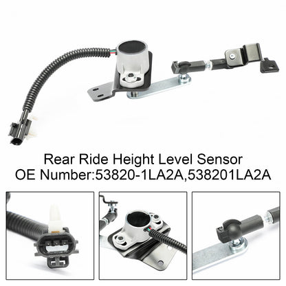 2014-2024 INFINITI QX80 V8 5.6L Rear Side with Rear Air Suspension 53820-1LA2A Ride Height Level Sensor Rear