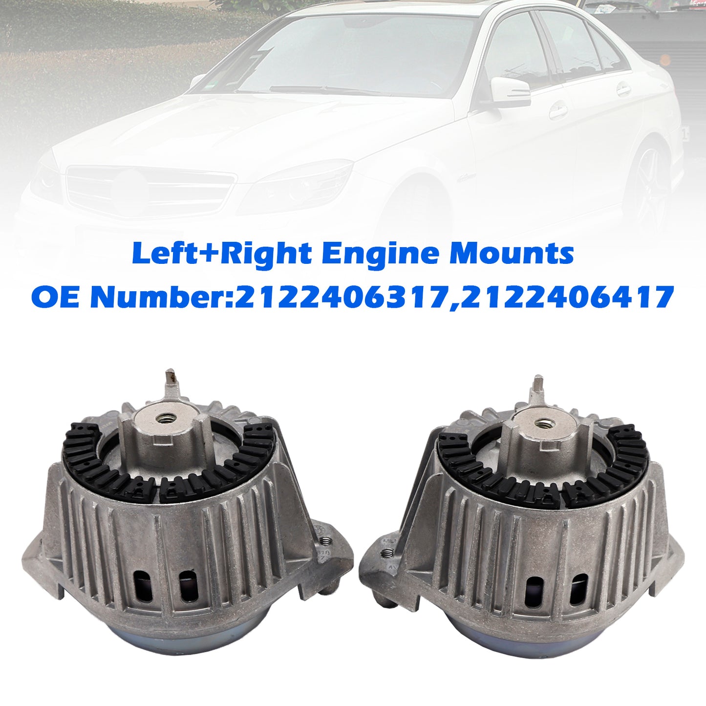 2009-2016 Mercedes-Benz E-Class C207 2122406317 2x Left+ Right Engine Mounts