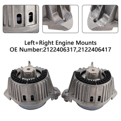 2009-2016 Mercedes-Benz E-Class C207 2122406317 2x Left+ Right Engine Mounts