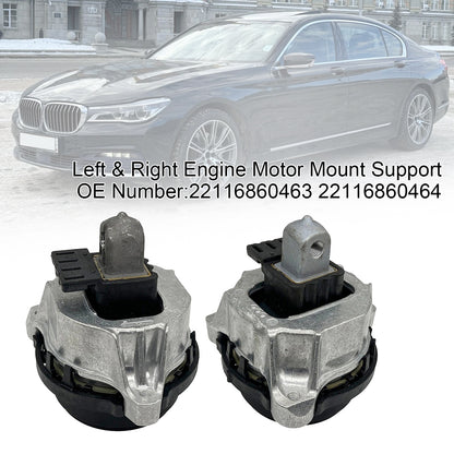 2019 BMW 7 Series 740Li 22116860463 Left& Right Engine Motor Mount Support