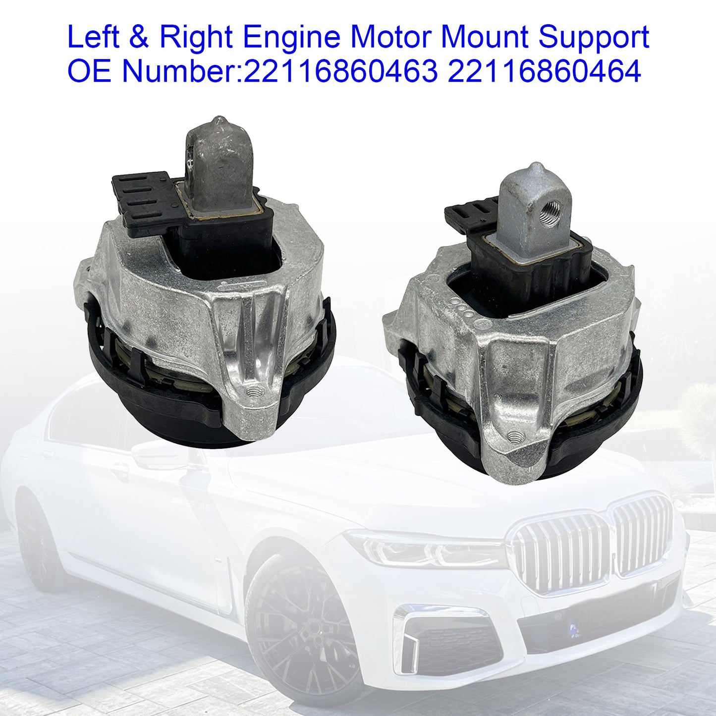22116860463 22116860464 Left & Right Engine Motor Mount Support For BMW G12 G30