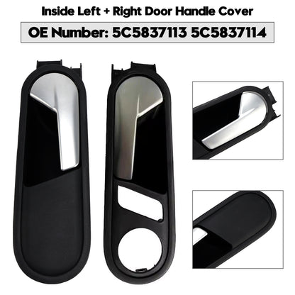 Left + Right Door Handle Cover 2012-2014 VW Beetle 5C5837113 5C5837114