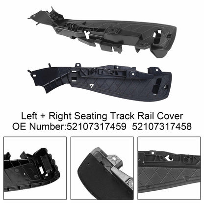 2013-2018 BMW X6 M F86 52107317458 Left+Right Support Seat Track Rail Cover