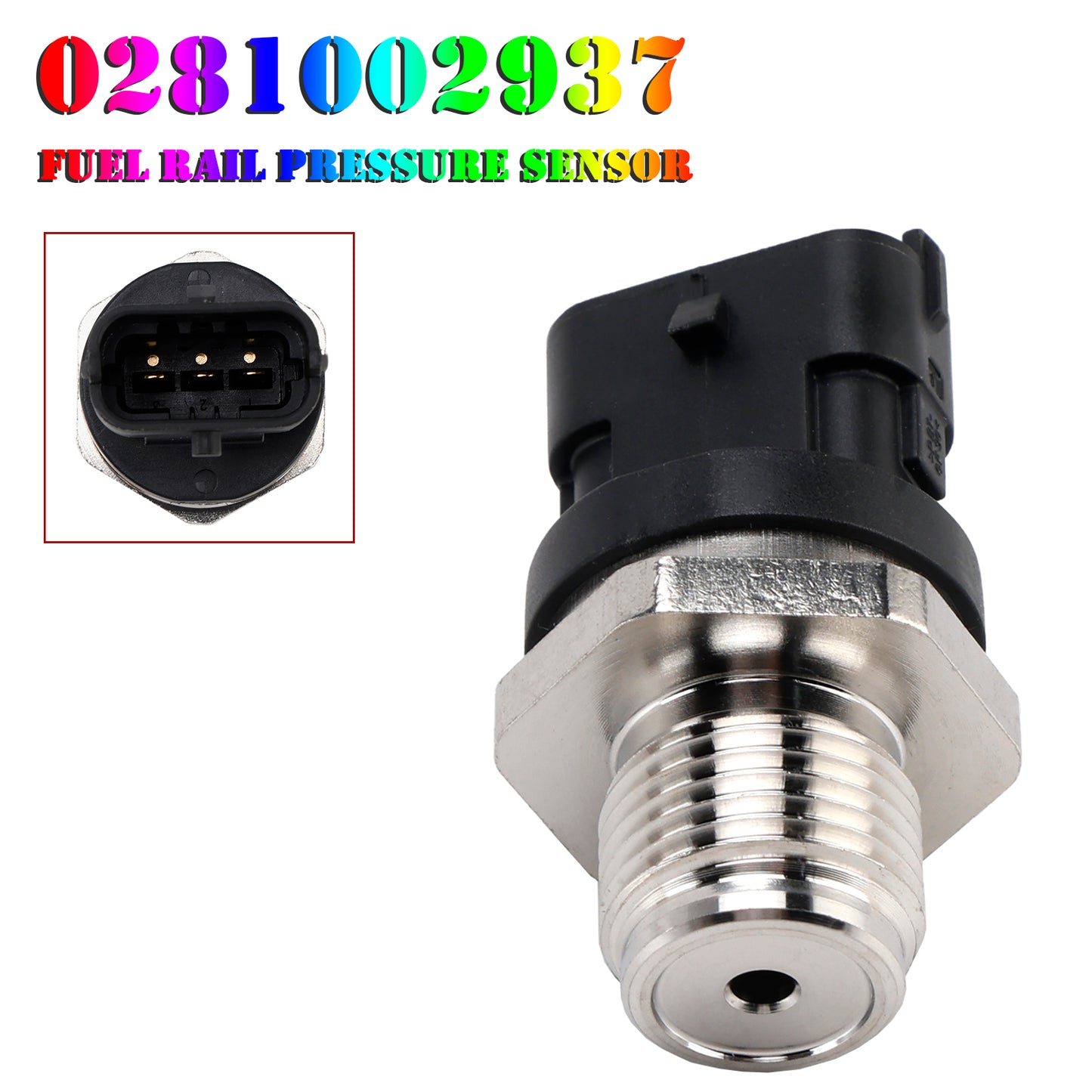 Fuel Rail Pressure Sensor 2003-2007.5 Dodge Cummins 5.9L 0281002937