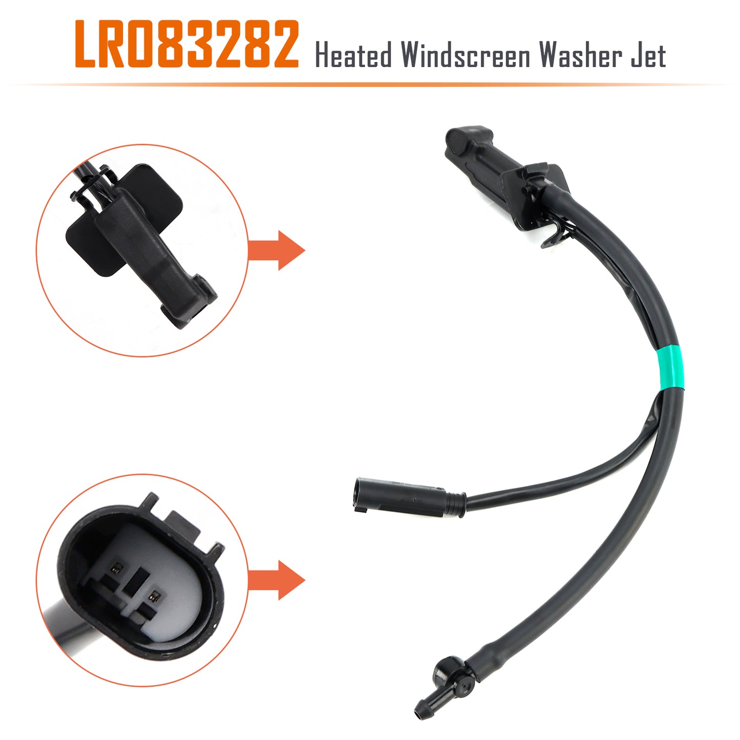 Discovery 5 Range Rover L405 LR083282 Heated Windscreen Washer Jet