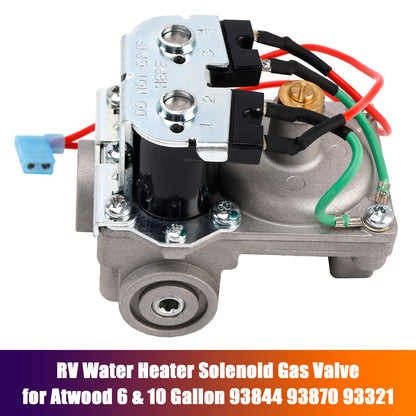 Atwood 6 & 10 Gallon 93844 93870 93321 RV Water Heater Solenoid Gas Valve
