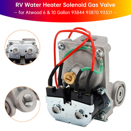 Atwood 6 & 10 Gallon 93844 93870 93321 RV Water Heater Solenoid Gas Valve