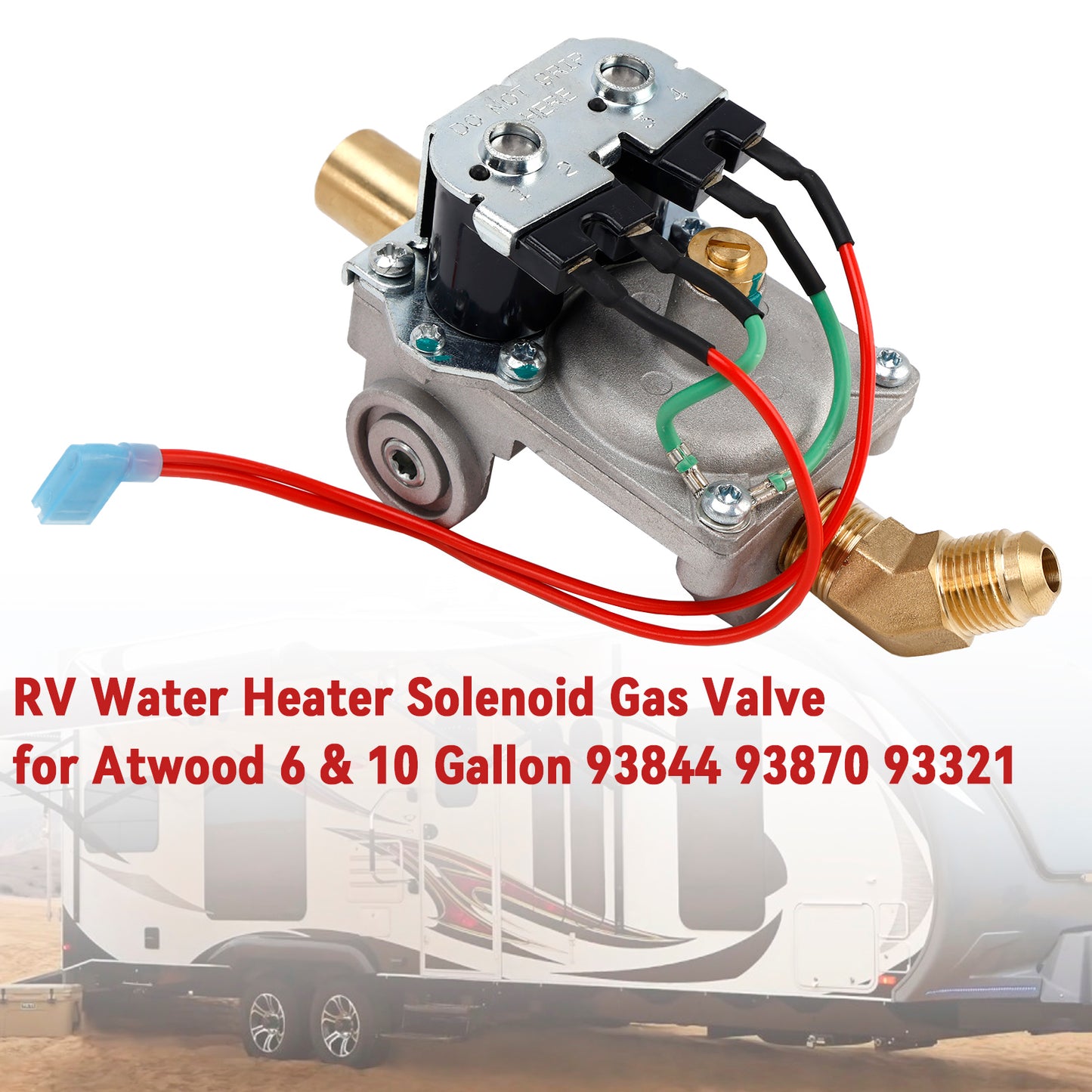 Atwood 6 & 10 Gallon 93844 93870 93321 RV Water Heater Solenoid Gas Valve