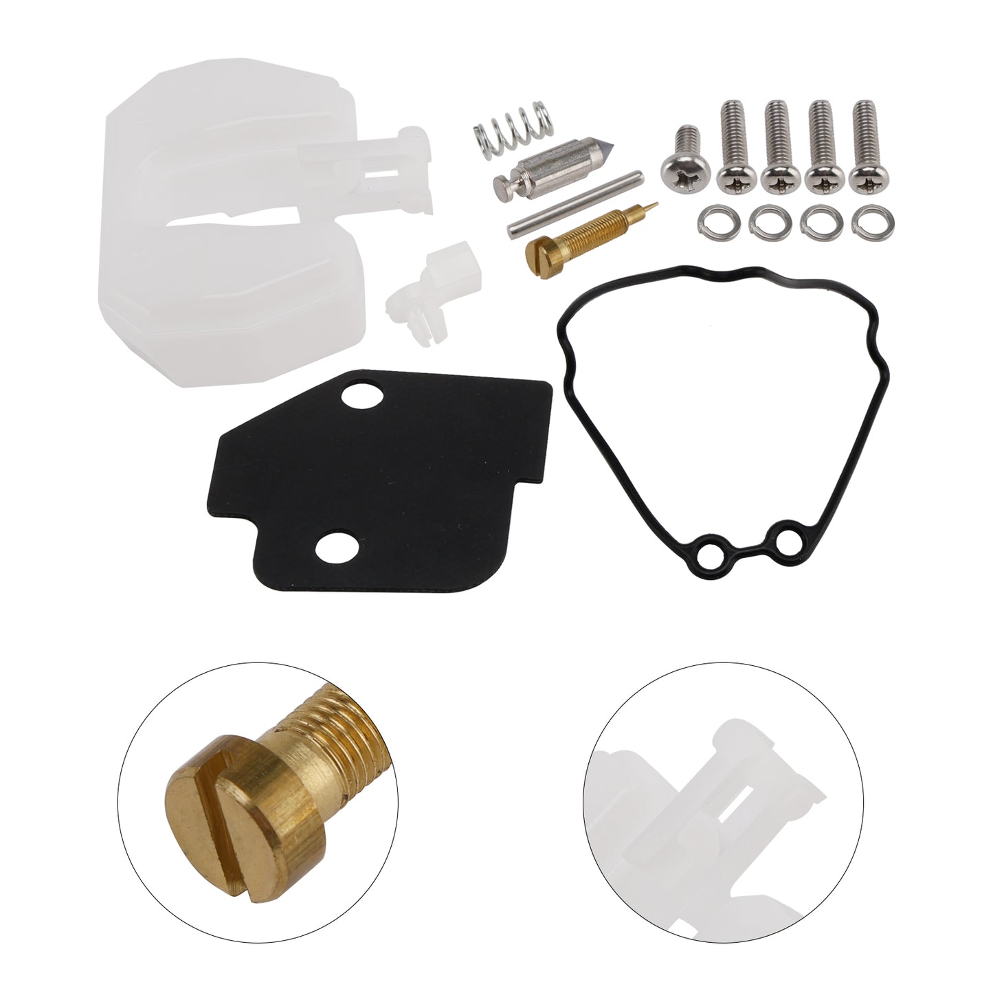 Yamaha 25hp 25B WHS/L 2001-2010 61N-W0093-00 Carburetor Carb Rebuild Kit