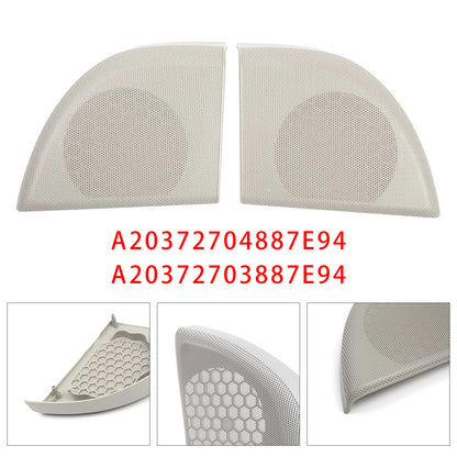 Mercedes W203 CLC Coupe A20372704887E94 Pair Front Door Speaker Cover