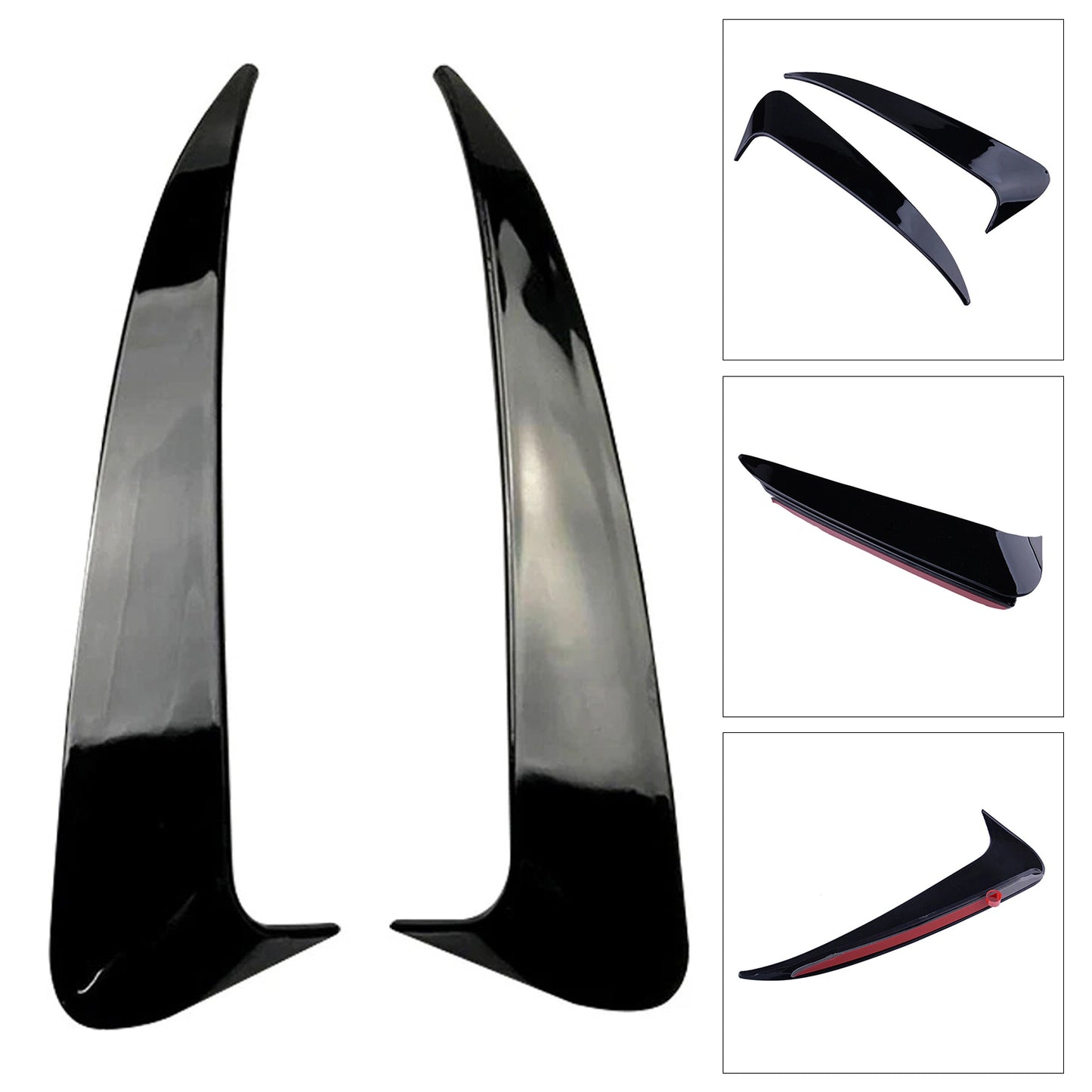 2015-2019 Mercedes Benz C Coupe C205 Gloss Black Rear Air Vent Cover