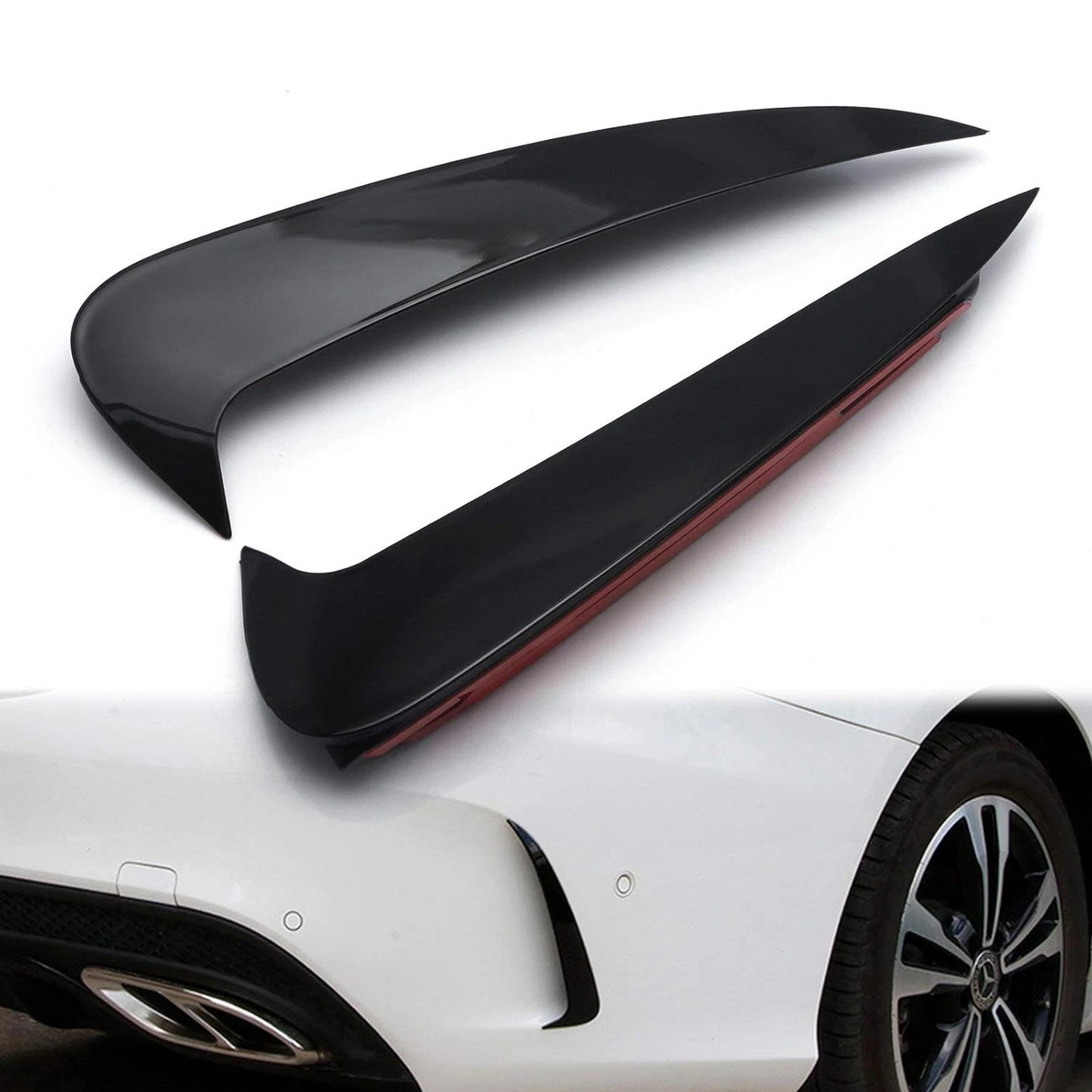 2015-2019 Mercedes Benz C Coupe C205 Gloss Black Rear Air Vent Cover