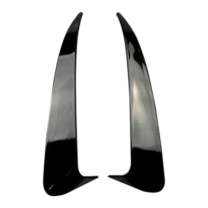 Mercedes Benz C-Class 4 Door Sedan With AMG Sport Bumper With Vent Only Gloss Black Rear Air Vent Cover