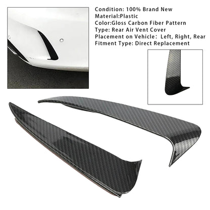 Mercedes Benz C-Class W205 C43 C63 AMG Rear Air Vent Cover Carbon Fiber Look