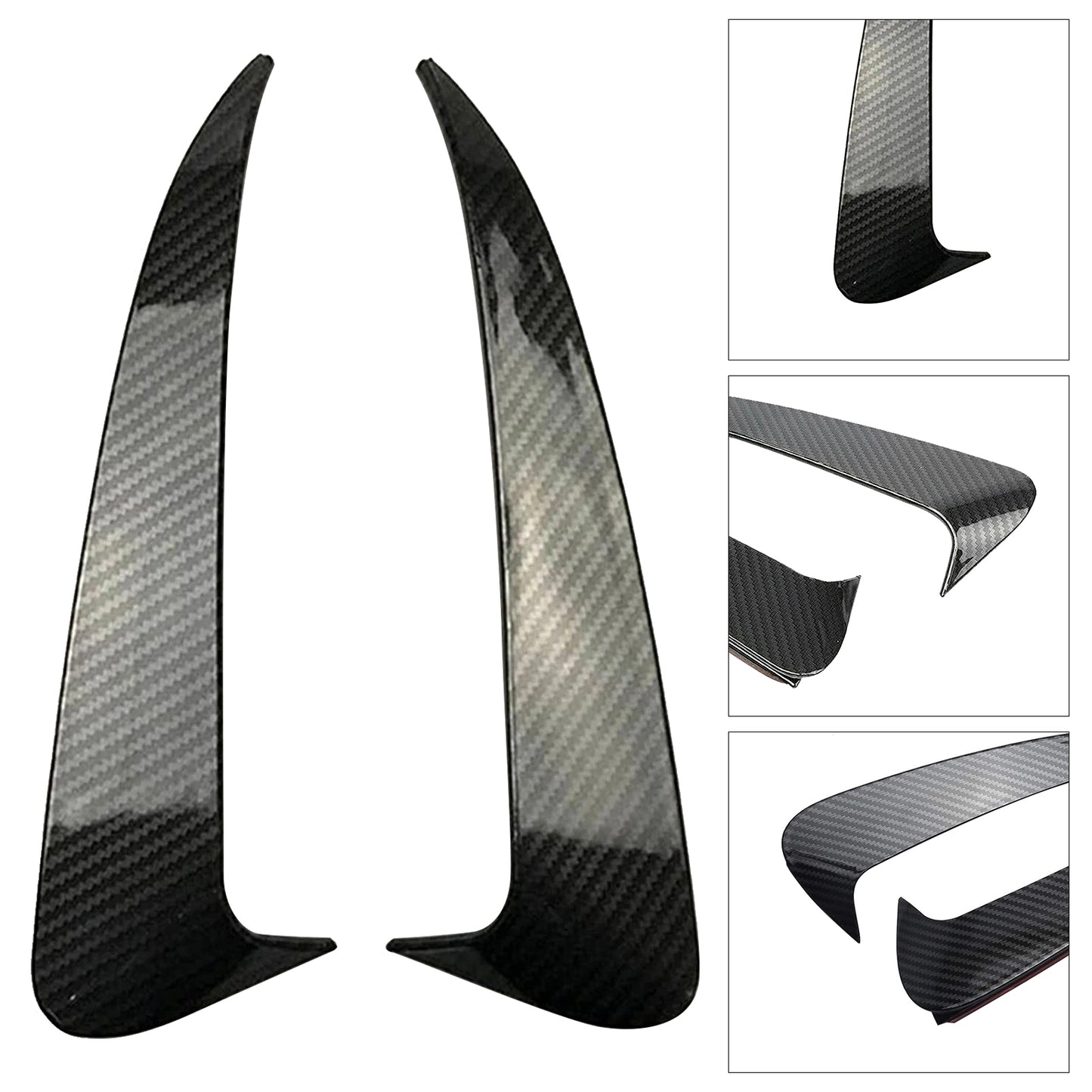 2015-2019 Mercedes Benz C Coupe C205 Rear Air Vent Cover Carbon Fiber Look
