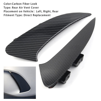 Carbon Look Rear Air Vent Cover For Benz CLA C118 CLA45 AMG 2020+