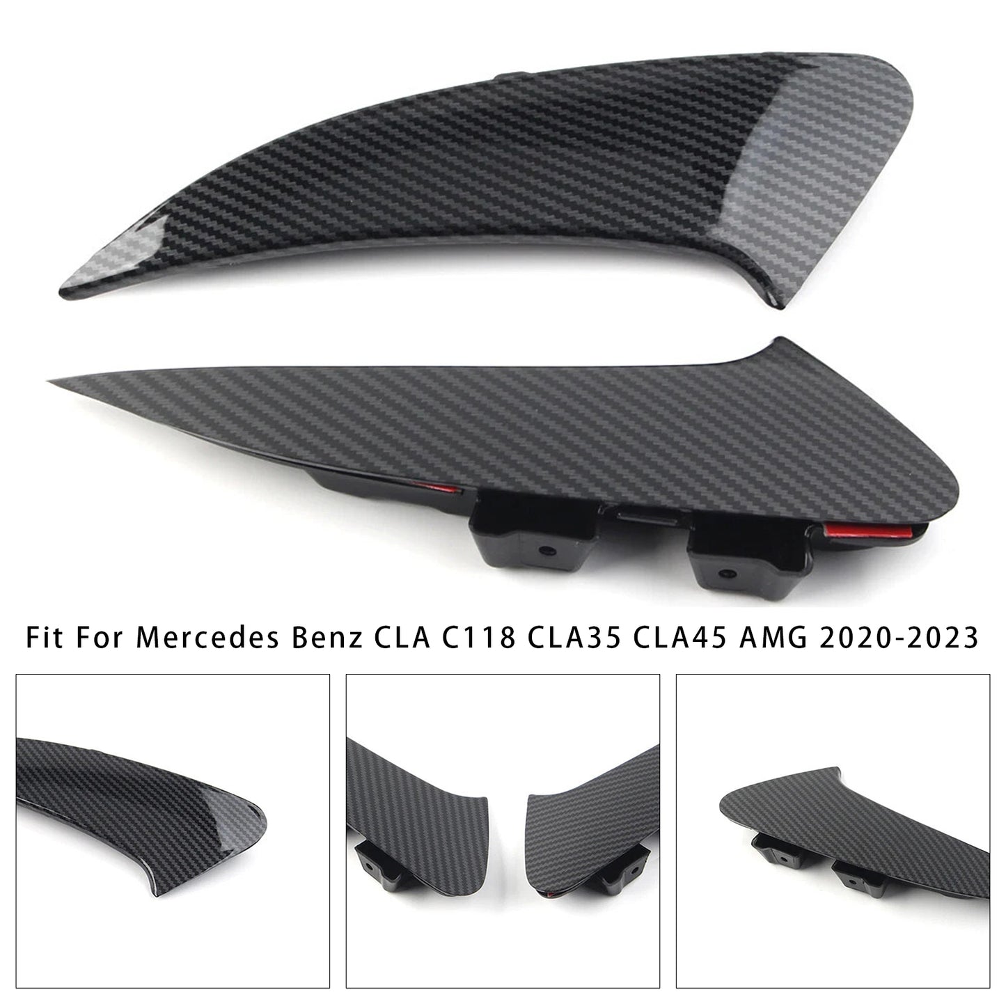 Carbon Look Rear Air Vent Cover For Benz CLA C118 CLA45 AMG 2020+