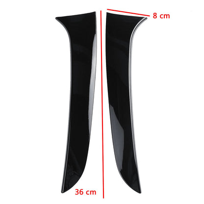2011-2019 BMW 1 Series F20 F21 Gloss Black Pair Rear Window Side Wing Spoiler