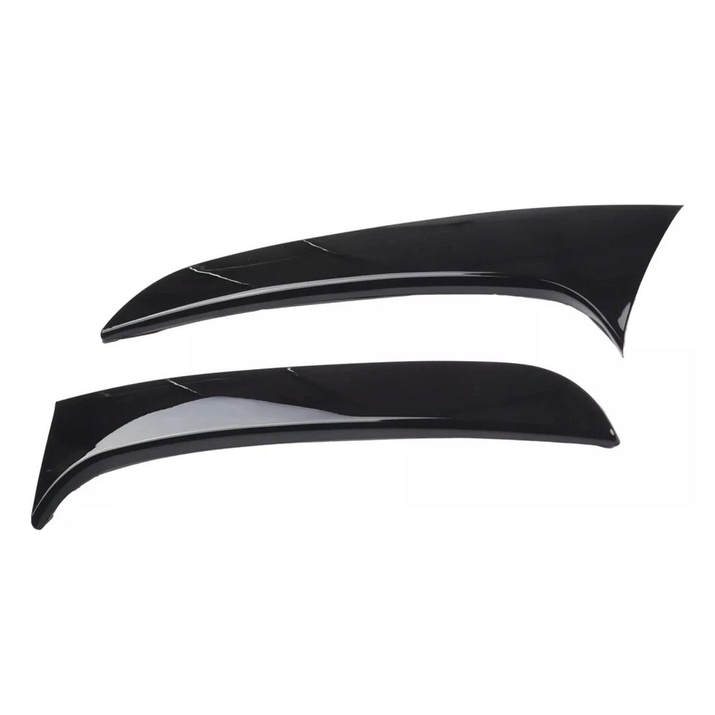 Gloss Black Pair Rear Window Side Wing Spoiler For BMW 1 Series F20 F21 12-19