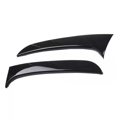 Gloss Black Pair Rear Window Side Wing Spoiler For BMW 1 Series F20 F21 12-19