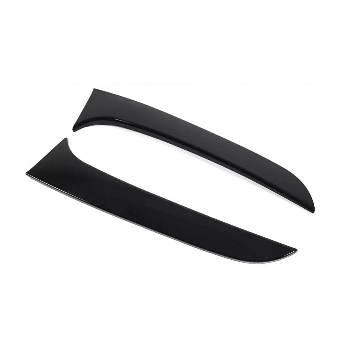 Gloss Black Pair Rear Window Side Wing Spoiler For BMW 1 Series F20 F21 12-19