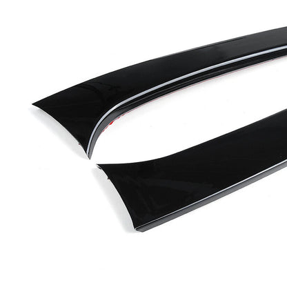 2011-2019 BMW 1 Series F20 F21 Gloss Black Pair Rear Window Side Wing Spoiler