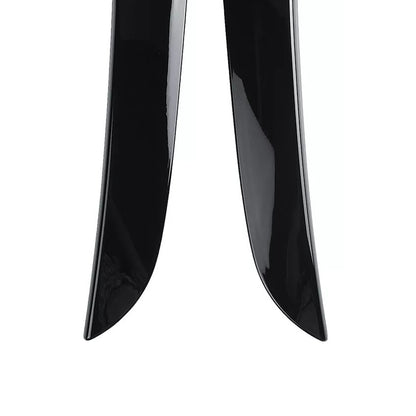 Gloss Black Pair Rear Window Side Wing Spoiler For BMW 1 Series F20 F21 12-19