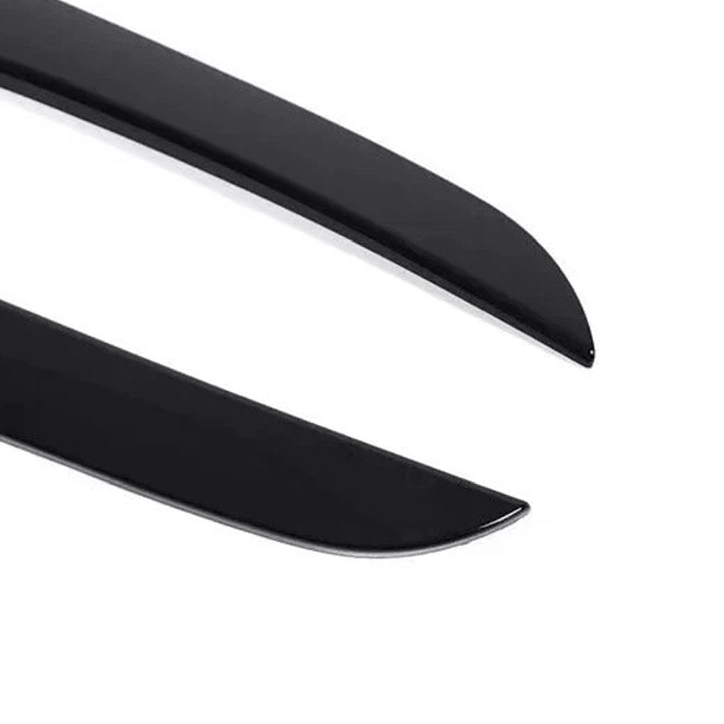 Gloss Black Pair Rear Window Side Wing Spoiler For BMW 1 Series F20 F21 12-19