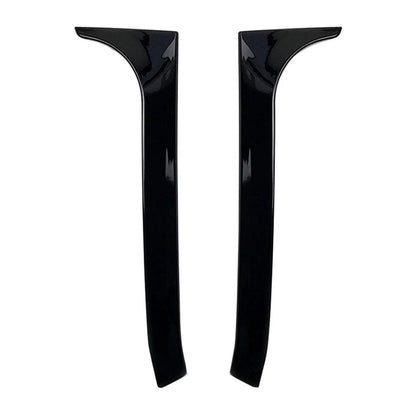 Gloss Black Pair Rear Window Side Wing Spoiler For VW Golf MK6 GTI 08-13