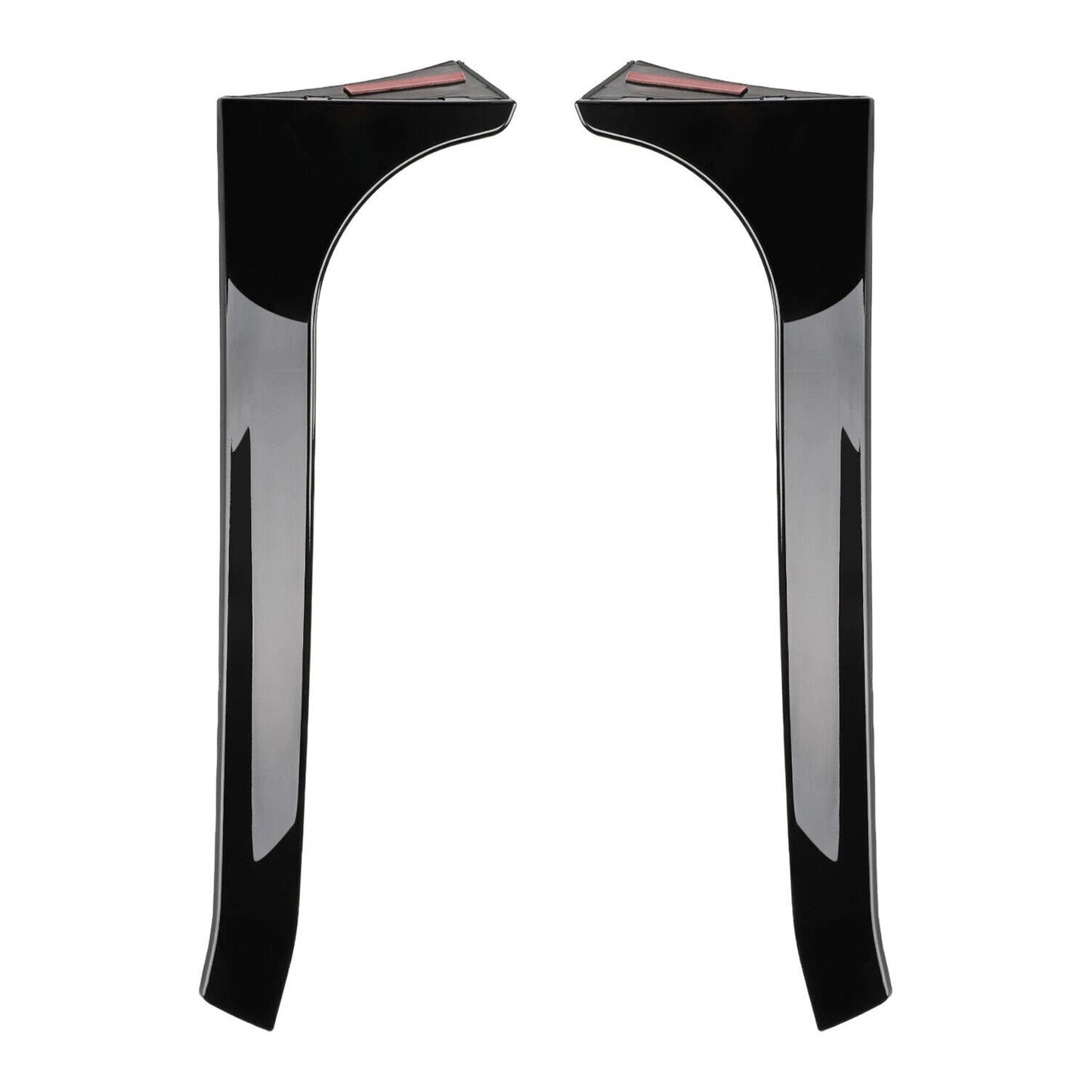 2008-2013 VW Golf 6 GTI/GTR/GTD Gloss Black Pair Rear Window Side Wing Spoiler