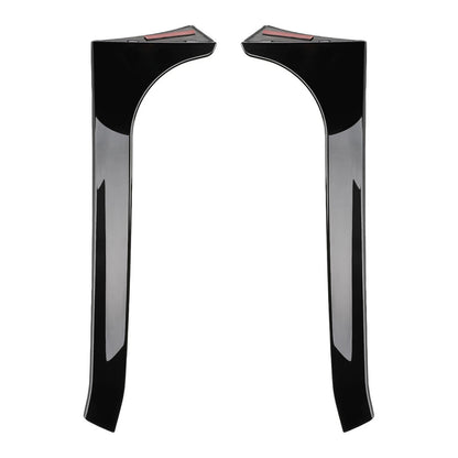 Gloss Black Pair Rear Window Side Wing Spoiler For VW Golf MK6 GTI 08-13