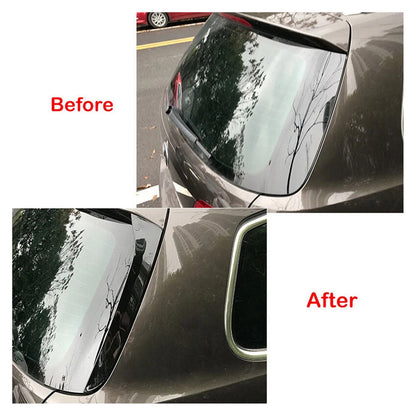 2011-2015 Volkswagen Passat B7 Variant Wagon Gloss Black Pair Rear Window Side Wing Spoiler